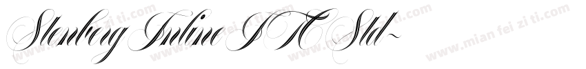 Stenberg Inline ITC Std字体转换
